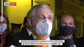 Tajani: Berlusconi voleva venire, medici hanno sconsigliato