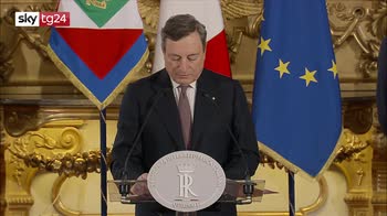 Draghi legge la lista dei ministri