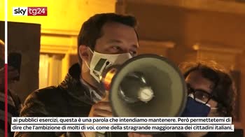 Salvini: "Riaprire ristoranti a cena in zona gialla a cena"