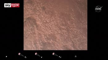 Perseverance, il video dell'atterraggio del robot su Marte