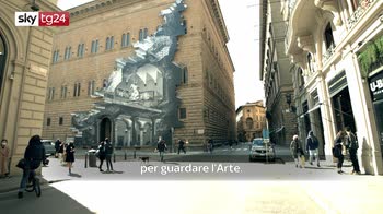 L'Arte di JR a Palazzo Strozzi per riflettere sul Covid