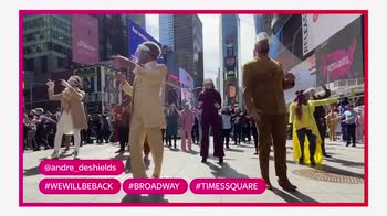 Hashtagart, show degli artisti di Broadway a Times Square
