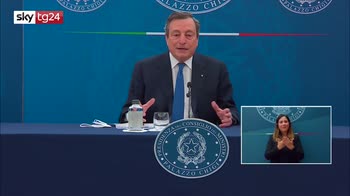 Vaccini, conferenza stampa di Mario Draghi