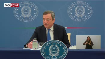 Dl sostegni-bis, Draghi: ancora difficoltà ma ripresa c'è