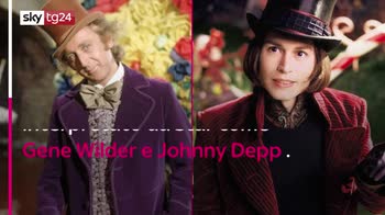 Timothée Chalamet come Johnny Depp: la prima foto di Willy Wonka