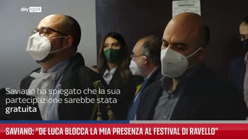Saviano: ?De Luca blocca la mia presenza al Festival di Ravello?
