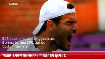 Tennis, Berrettini vince il torneo del Queen?s