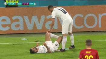 Video Spinazzola Infortunio In Italia Belgio