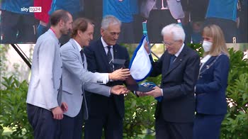 Mattarella: vittoria meritata, Mancini: dedicato a tutti gli italiani