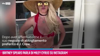 VIDEO Britney Spears parla di Miley Cyrus su Instagram
