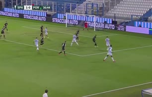 Spal, il gol a giro di Lorenzo Colombo