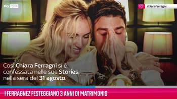 VIDEO I Ferragnez festeggiano 3 anni di matrimonio