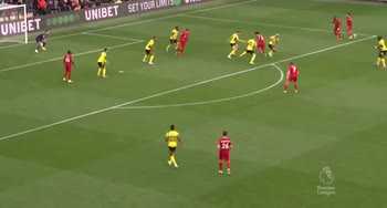 Watford-Liverpool, il gol di Salah