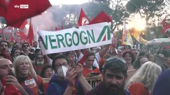 G20, in corteo a Roma studenti operai sindacati