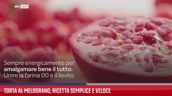 Torta al melograno, ricetta semplice e veloce