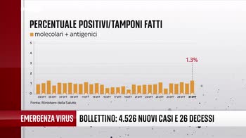 Covid, il bollettino del 31 ottobre - Le grafiche