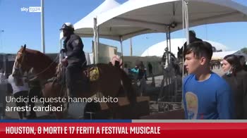 Houston, 8 morti e 17 feriti a festival musicale