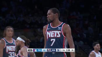 NBA, i 34 punti di Kevin Durant contro Philadelphia
