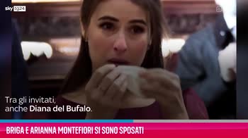 VIDEO Briga e Arianna Montefiori si sono sposati