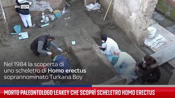 Morto paleontologo Leakey che scopr� scheletro Homo Erectus
