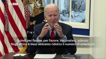 Biden: vaccinatevi, non avete scuse