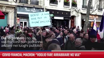 Covid Francia, Macron: "Voglio fare arrabbiare no vax?