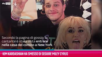 VIDEO Kim Kardashian ha smesso di seguire Miley Cyrus