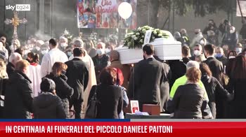 L'ultimo addio a Daniele Paitoni, il bimbo ucciso dal padre