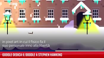 Google dedica il Doodle a Stephen Hawking