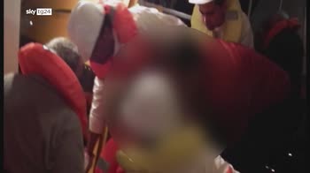 Naufragio della Costa Concordia, i passeggeri durante l'evacuazione