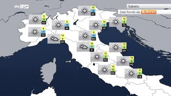 Meteo: alta pressione sull'Italia, bel tempo prevalente