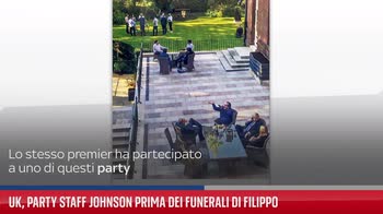 Uk, party staff Johnson prima dei funerali di Filippo