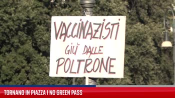 Roma, nuova manifestazione dei No Green Pass. VIDEO