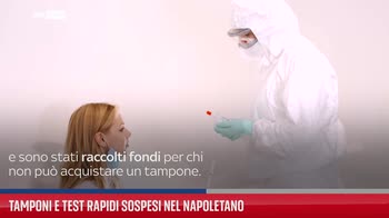 Tamponi e test rapidi sospesi nel Napoletano