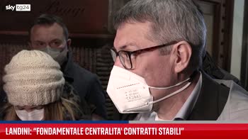 Landini: "Fondamentale centralità contratti stabili"