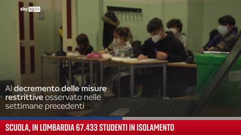 Scuola, in Lombardia 67.433 studenti in isolamento