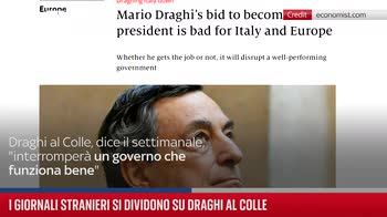 I giornali stranieri si dividono su Draghi al Colle