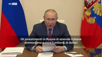 Putin alle imprese: "Italia � partner economico chiave"