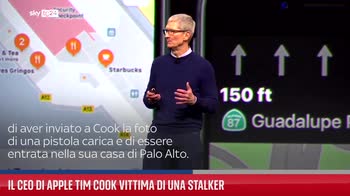 Il Ceo di Apple Tim Cook vittima di una stalker