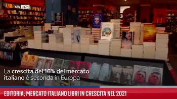 Editoria, mercato italiano libri in crescita nel 2021