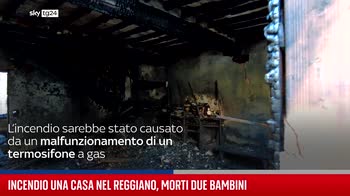 Incendio una casa nel Reggiano, morti due bambini