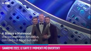 VIDEO Sanremo 2022, le gaffe e i momenti più divertenti