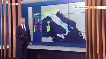 Meteo, veloce raid freddo con temporali e neve