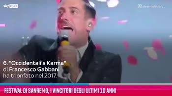 VIDEO Festival di Sanremo, i vincitori degli ultimi 10 anni