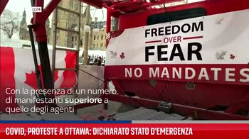 Covid Canada, proteste a Ottawa: dichiarato stato d'emergenza