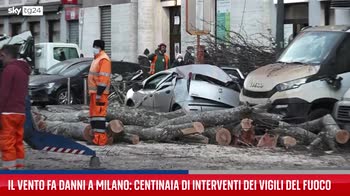 I danni del maltempo a Milano