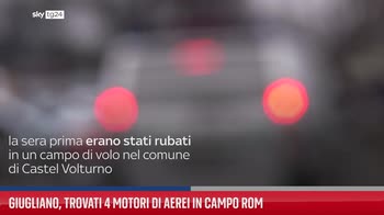 Giugliano, trovati 4 motori di aerei in campo rom