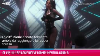 VIDEO GF Vip, Lulù Selassié riceve i complimenti da Cardi B