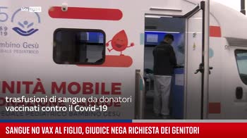 Sangue no vax al figlio, giudice nega richiesta dei genitori