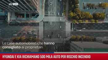Hyundai e Kia richiamano 500 mila auto per rischio incendio